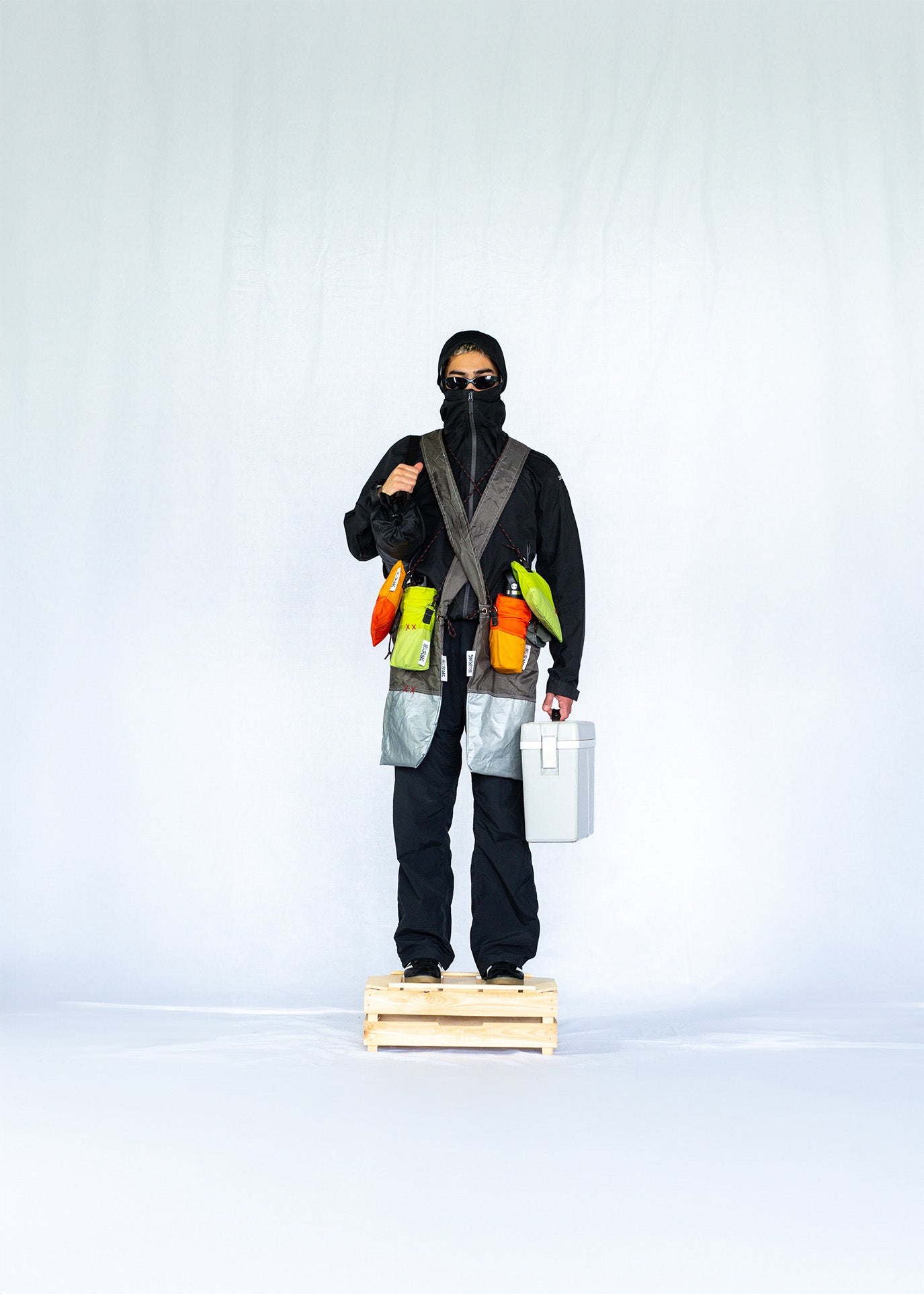 Sustainable Studio Haering bags upcycled from abandoned festival tents, crafted with care for a circular and socially responsible future.